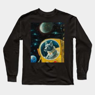 Laika Soviet Space Dog Long Sleeve T-Shirt